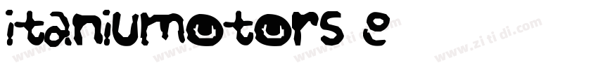 TitaniumMotorsW05 Re字体转换
